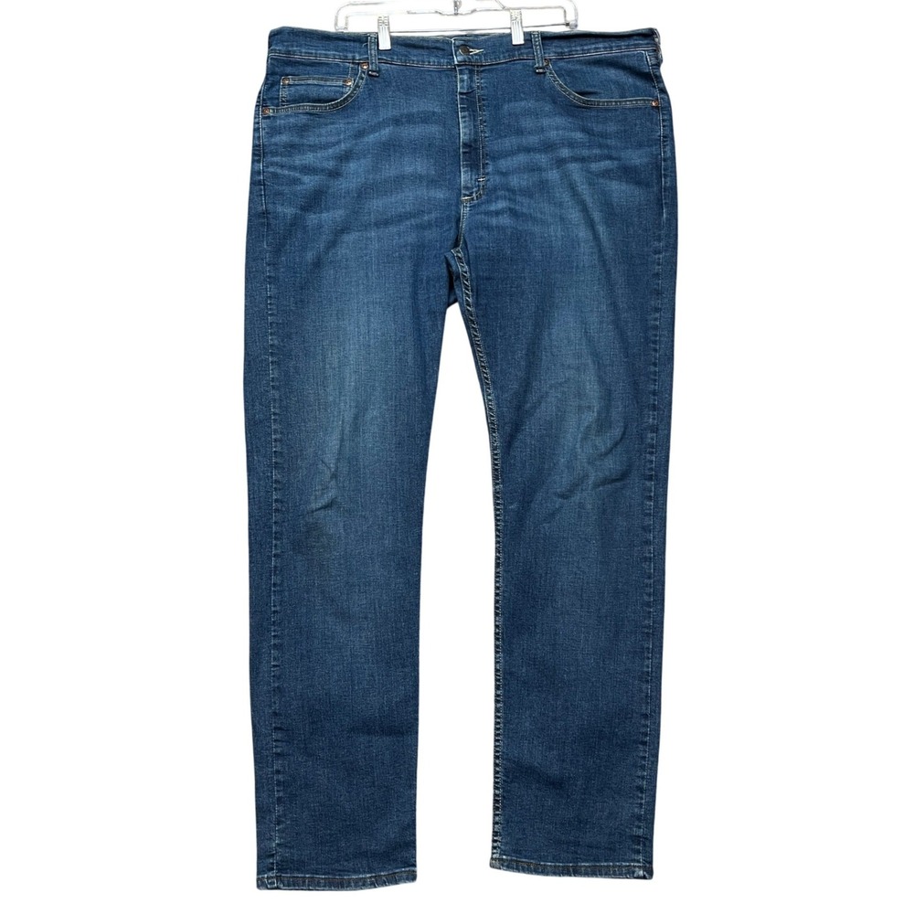 Lee Classic Fit Jeans Mens 42x34 Medium Wash 5 Pocket Denim Stretch S-Gene Cone